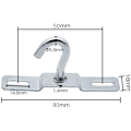 Miniatyrbilde 5 av 5: Tak krok 80mm Taklampe baseplate Tak lysekrone krok