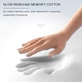 Miniatyrbilde 10 av 11: Elektrisk nakkemassasjepute med varme vibrerende shiatsu-massasje for smertelindring, cervical, ortopedisk pute Single Space Gray