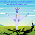 Miniatyrbillede 7 af 8: A380 Fly 43 cm Lang Elektrisk Modelflyvemaskine med Lyd og Lys Børnelegetøj Modelflyvemaskiner{YD} 0.1