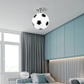 Miniatyrbild 4 av 4: Fotboll LED Taklampor Fotbollsstång Med[YD] Blue