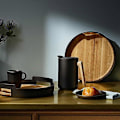 Miniatyrbild 5 av 5: Nordic Kitchen serveringsbricka, enkel och tidlös design, svart