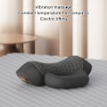 Miniatyrbilde 2 av 11: Elektrisk nakkemassasjepute med varme vibrerende shiatsu-massasje for smertelindring, cervical, ortopedisk pute Single Space Gray