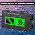 Miniatyrbild 2 av 2: Universell Batterikapacitetsindikator, Batteriindikator, Testare, Voltmeter, 12-48 V (Grön)