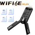 Miniatyrbilde 1 av 8: AX5400M USB Wifi6E Adapter 2.4G&5G&6GHz USB 3.0 Wifi 6 Mottaker{YD} Black
