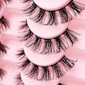 Miniatyrbilde 4 av 5: Russiske Strip Vipper DD Curl Løse Øyevipper Fluffy Wispy Faux Mink Vipper 10 Par Pakke (D09)