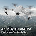 Miniatyrbillede 4 af 5: E88 Pro Kamera Drone til voksne og børn, 4k HD Wifi Fpv Drone, Foldbar Rc Quadcopter til begyndere, Legetøj Gaver med 3 batterier