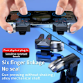 Miniatyrbild 3 av 5: PUBG Mobile Trigger Controller 4 Triggers L1R1 L2R2 Gamepad för