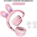 Pikkukuva 5 / 5: Lasten Bluetooth-kuulokkeet, pupunkorvat, kannettavat, kokoontaitettavat, langattomat stereokuulokkeet {GKS}