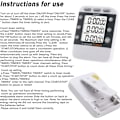 Miniatyrbillede 5 af 5: 3-Kanals Digital Timer - Bærbar Digital Nedtællingstimer til Køkken{DH}