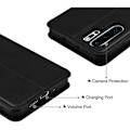 Miniatyrbillede 4 af 4: Etui til Huawei P30 Pro (6.47\") i praktisk tegnebogsform med magnetisk lukning Sort Sort