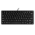 Miniatyrbillede 1 af 5: Kablet USB Arabisk/Engelsk Tosproget Tastatur til Tablet/Windows PC/Laptop/iOS/Android