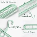 Miniatyrbillede 4 af 5: 8-pak multifunktionelle pladsbesparende smarte bøjler - 9 slidser - Inn{DH}