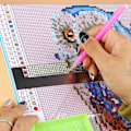 Miniatyrbild 4 av 5: 3 st Diamantmålning Linjaler Ritverktyg Spetsig Linjal Rostfritt Stål Borr