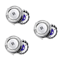 Miniatyrbilde 1 av 3: 3 stk. Erstatningshode for barberhøvel for Philips Norelco Hq8 Pt860 Pt870 At890 Hq7760 Hq8875 Hq7320 Hq7890