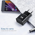 Miniatyrbilde 6 av 6: 2-pakning USB-lader kompatibel med Samsung Galaxy S-serien Edge/Plus/Active og andre smarttelefoner, hurtiglader strømadapter hurtigladekontakt