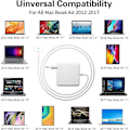 Miniatyrbillede 4 af 5: Oplader til Mac Book Air modeller A1436 A1466 A1465 A1435 45W T-Tip AC Adapter