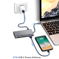 Miniatyrbild 5 av 5: Type-c Dockningsstation 11 i 1 Multi-in-one Usb Hub