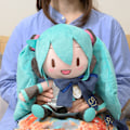 Miniatyrbild 5 av 5: Hatsune Miku fufu docka rosett plyschdocka anime födelsedagspresent skrivbordsdekoration