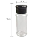 Miniatyrbild 5 av 5: 12-pack plast kryddburkar med lock, 100ml kryddförvaringsbehållare flask kryddburkar