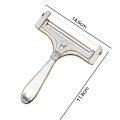 Miniatyrbillede 2 af 5: 1-pak håndholdt ostehøvl - rustfrit stål, 14,6*11,8 cm