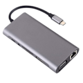 Miniatyrbild 3 av 5: Type-c Dockningsstation 11 i 1 Multi-in-one Usb Hub