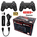 Miniatyrbillede 1 af 5: X2 Plus Game Stick Retro Konsol Dobbelt Trådløs Controller 128gb 40000+ spil