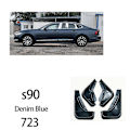 Miniatyrbild 1 av 3: Främre Bakre Stänkskydd Blå För Volvo XC60 S90 18 2019 2020 2021 2022 Skärmstänkskydd Smuts Skydd Tillbehör[YD] S903