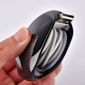 Miniatyrbilde 5 av 5: 4 stk. Automatisk Kabeloppruller, Uttrekkbar Kabeloppruller, Husholdningsledningsoppbevaring for Hodetelefonledninger og USB-ledninger longziming{GKS}