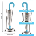 Miniatyrbilde 3 av 5: Silikon Te-infuser, Stor Blå Parasoll Kreativ Løs Te