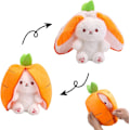 Miniatyrbild 1 av 5: Vändbar kanin, kanin gosedjur, Jellycat kanin (morot, 20 cm)