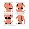 Pikkukuva 3 / 3: Low Back Bra Strap - BH-Bands Gömmare (3-Pack) Multicolor one size