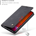 Miniatyrbillede 6 af 6: CaseMe iPhone 12 Pro Max (6.7) Pung Retro (SORT) Black