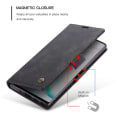 Pikkukuva 3 / 6: CaseMe Samsung Galaxy Note 10 Wallet Retro (MUSTA) Black