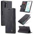 Pikkukuva 2 / 6: CaseMe Samsung Galaxy Note 10 Wallet Retro (MUSTA) Black