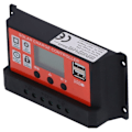 Pikkukuva 7 / 8: 20A 12V 24V PWM aurinkokontrolleri älykäs LCD-lataus KLB