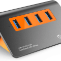 Pikkukuva 1 / 8: USB 3.1 -itsevirtainen keskitin, 4-porttinen USB-datakeskitin, 10 Gbps