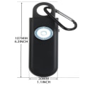 Miniatyrbilde 2 av 5: Lommealarm, premiummodell med strobe LED-blitslyssignal, KLB