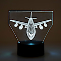 Miniatyrbillede 5 af 8: 3W 4.5V USB 3D Natlampe Touch Control LED Bordlampe KLB