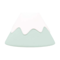 Miniatyrbilde 1 av 5: Snøfjell Lampe Led Berøring Silikon Nattlys Med Sovende Sengelampe StrømLampe-Mint Grønn KLB