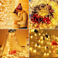 Miniatyrbild 3 av 4: Utomhus ljusslinga 100m 1000 LED LED ljusslinga KLB