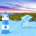 Miniatyrbilde 4 av 7: 10 Strand Ocean Series Resin Kunsthåndverk Ornamenter #1 Havfrue