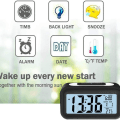 Miniatyrbild 3 av 5: Digital väckarklocka, digital elektronisk väckarklocka med datumvisning, batteridriven