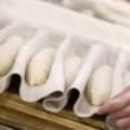 Miniatyrbillede 4 af 6: Professionelt hæveklæde, bagerlærred til baguette og brøddej, 75x 45 cm KLB