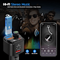 Miniatyrbild 4 av 8: Bluetooth-sändare, trådlös Bluetooth 5.0 trådlös adapter KLB