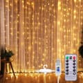 LED-ljusslinga, ljusgardin 300 LED USB varmvit
