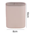 Miniatyrbillede 2 af 5: Moderne to-farvede penneholdere til kontor og makeup-bord, hvid, KLB