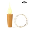 Miniatyrbild 1 av 8: 10-pack korkformade ljusslingor, flaskpropp, LED-lampa, batteri KLB