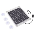 Miniatyrbild 3 av 8: Solpanel 10W USB-utgång, transparent design, dubbelsidig KLB
