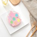 Miniatyrbillede 6 af 7: 4 stk. Enhjørning Pony Chokolade Candy Kage Bageform Silikoneform Farver w