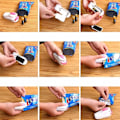 Miniatyrbilde 4 av 4: Plastikpose, Mini forseglingsmaskin for forsegling av plastpose/kjøkkenpose, Termisk forsegler/sveiser for plastmat/matpose